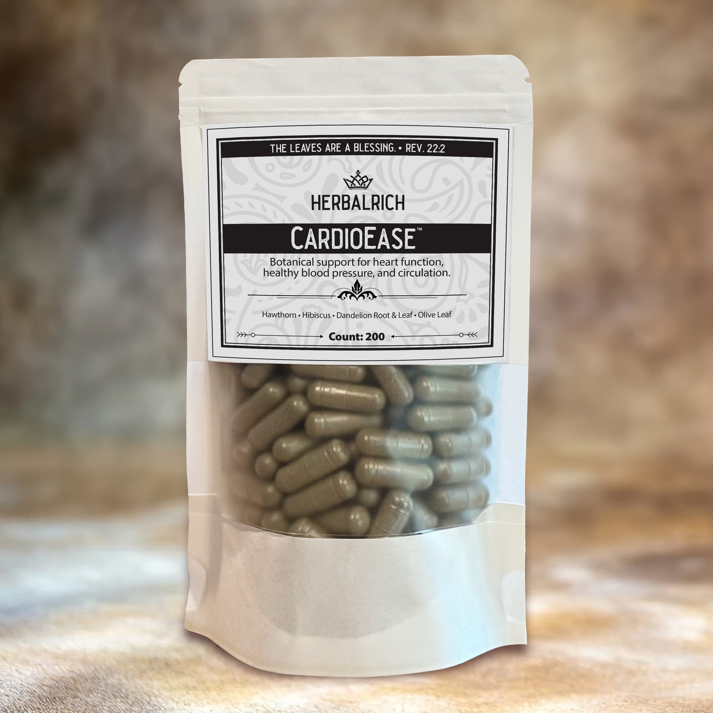 Cardio-Ease™ — Natural Cardiovascular Support with Time-Tested Herbal Allies, Botanical Capsules