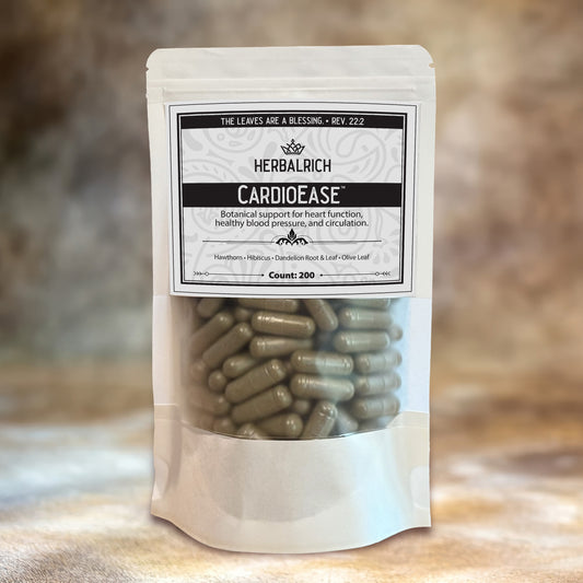 Cardio-Ease™ — Natural Cardiovascular Support with Time-Tested Herbal Allies, Botanical Capsules
