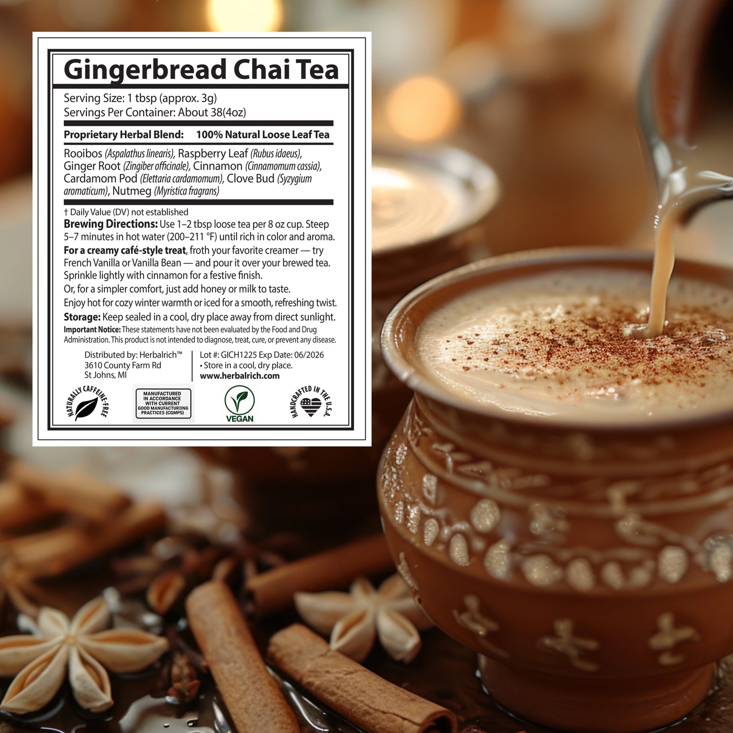Gingerbread Chai Tea (4oz)