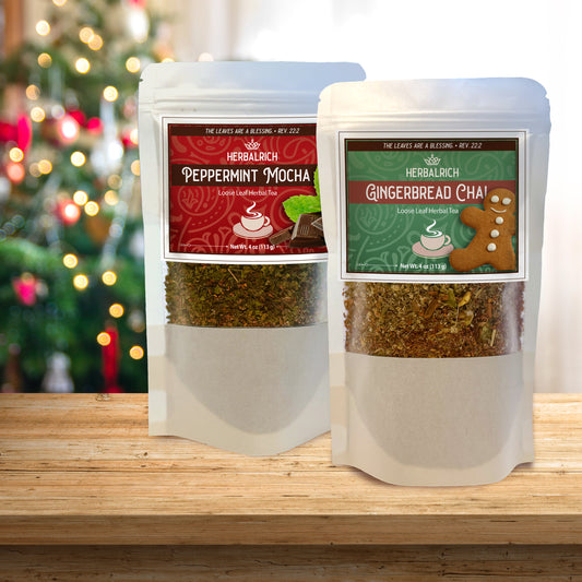 Holiday Tea Set – Peppermint Mocha & Gingerbread Chai
