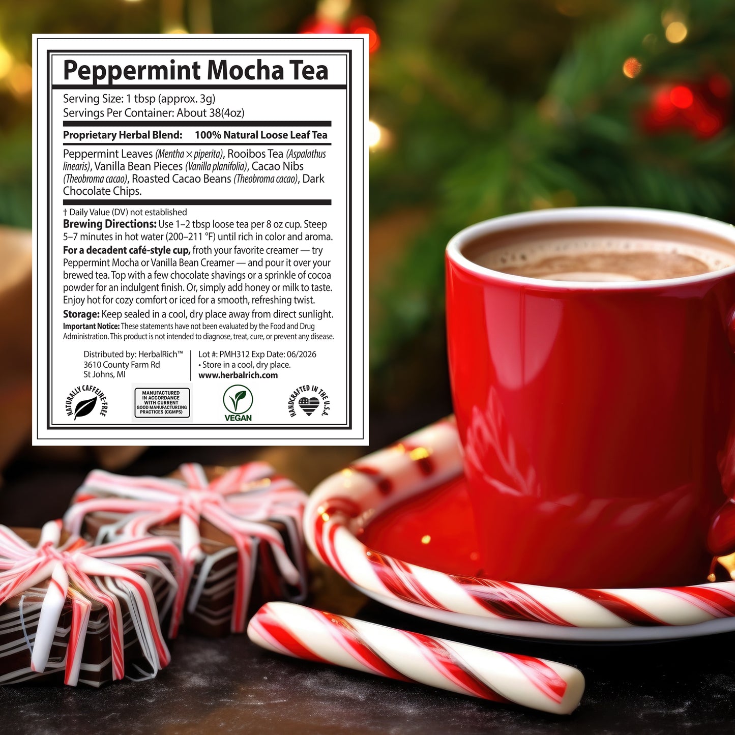 Holiday Tea Set – Peppermint Mocha & Gingerbread Chai