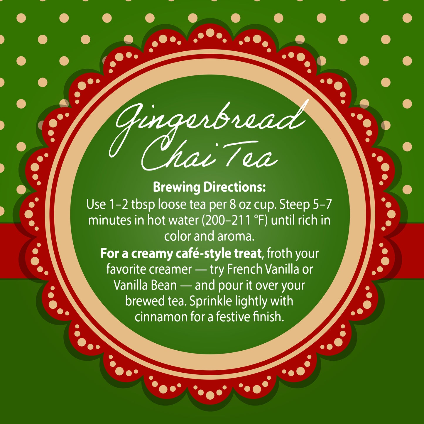Gingerbread Chai Tea (4oz)
