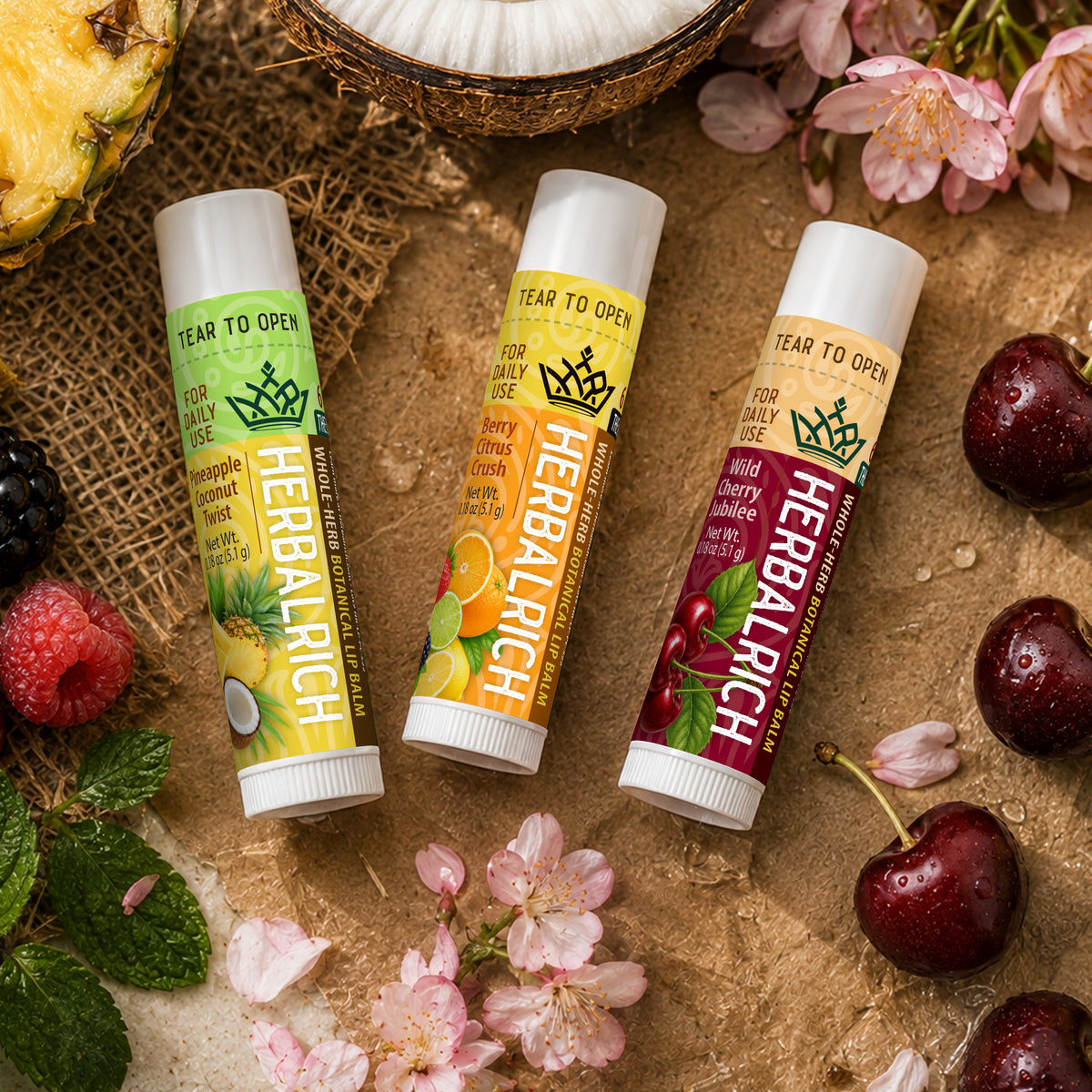 Sunshine Collection Flavors, 3-Pack, Herbalrich